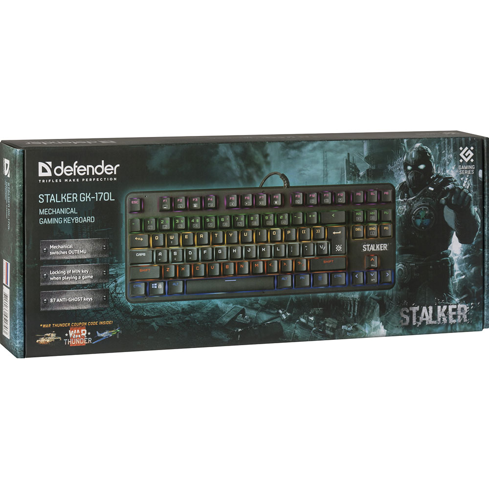 Клавіатура DEFENDER Stalker GK-170L (45170) Клас ігрова