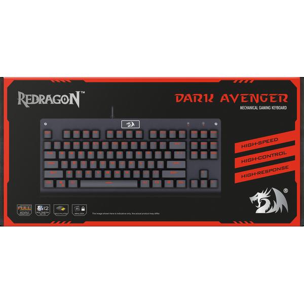 Клавиатура DEFENDER Redragon Dark Avenger (75087) Комплектация клавиатура