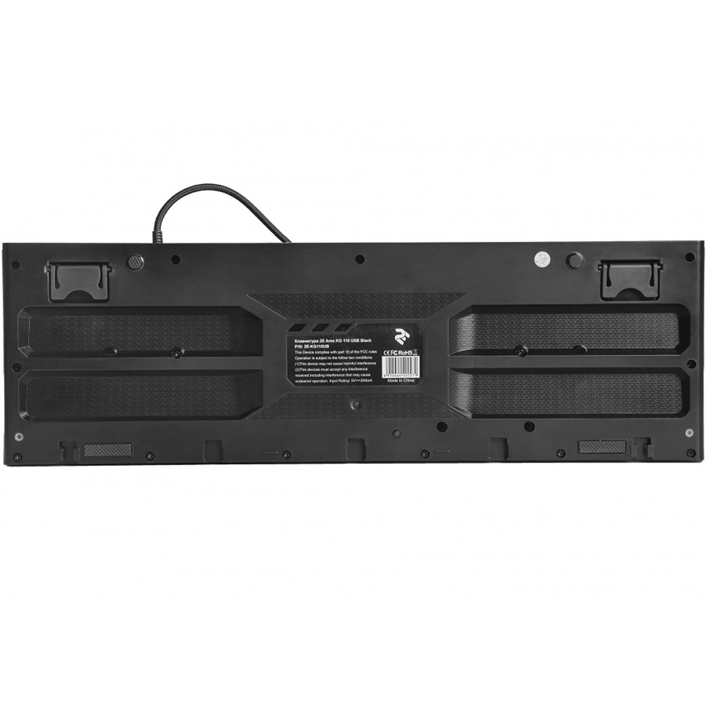 Клавіатура 2E Ares KG 110 USB Black (2E-KG110UB) Підключення дротове