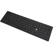 Клавіатура 2E KS 105 Slim USB Black (2E-KS105UB)