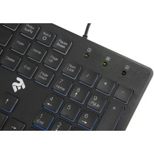 Клавіатура 2E KS 105 Slim USB Black (2E-KS105UB)