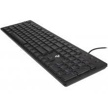 Клавіатура 2E KS 105 Slim USB Black (2E-KS105UB)