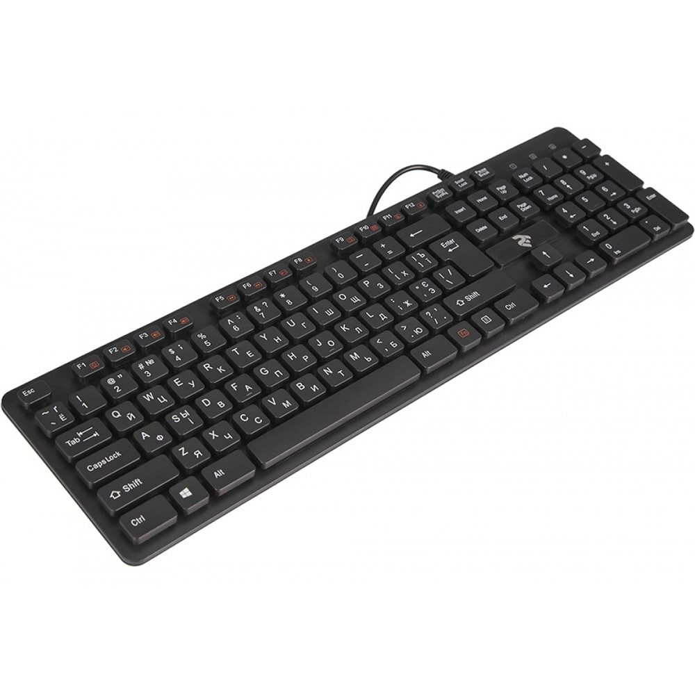 Клавиатура 2E KS 107 Slim USB Black (2E-KS107UB)