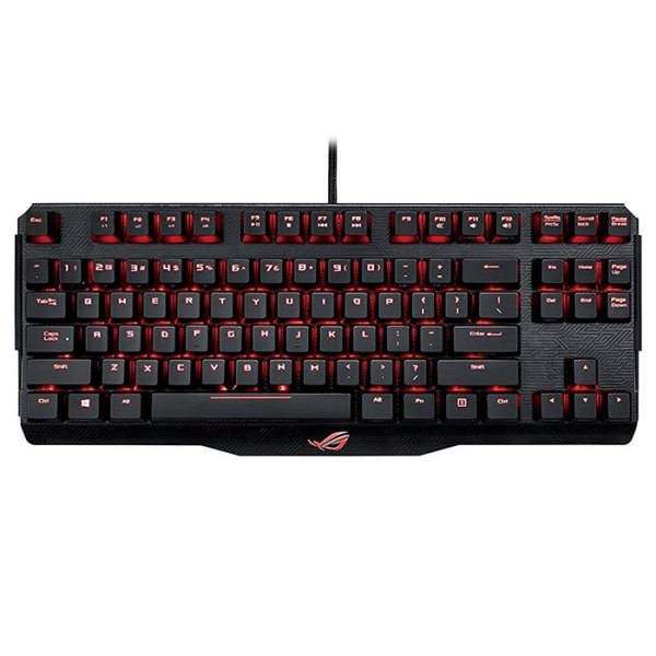 Клавиатура ASUS ROG Claymore CORE USB MX Cherry Red UKR (90MP00I0-B0EA00)