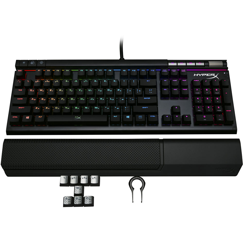 Зовнішній вигляд Клавіатура HYPER Alloy Elite RGB (Blue switch) (HX-KB2BL2-UA/R1)