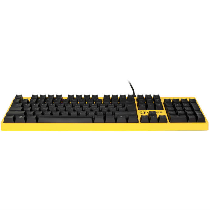 Клавиатура HATOR Rockfall Yellow Edition Mechanical Blue (HTK-600) Класс игровая