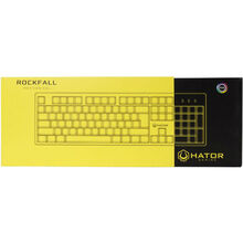 Клавиатура HATOR Rockfall Yellow Edition Mechanical Red (HTK-603)