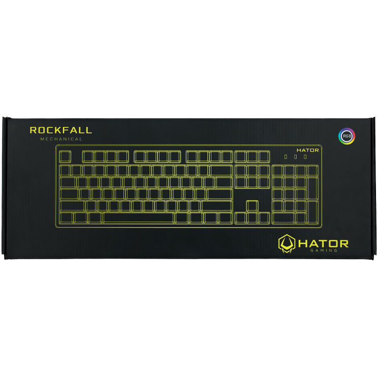 Фото Клавиатура HATOR Rockfall Mechanical Blue UA (HTK-604)