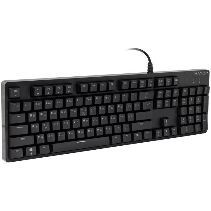 Клавиатура HATOR Rockfall Mechanical Red UA (HTK-606) Класс игровая