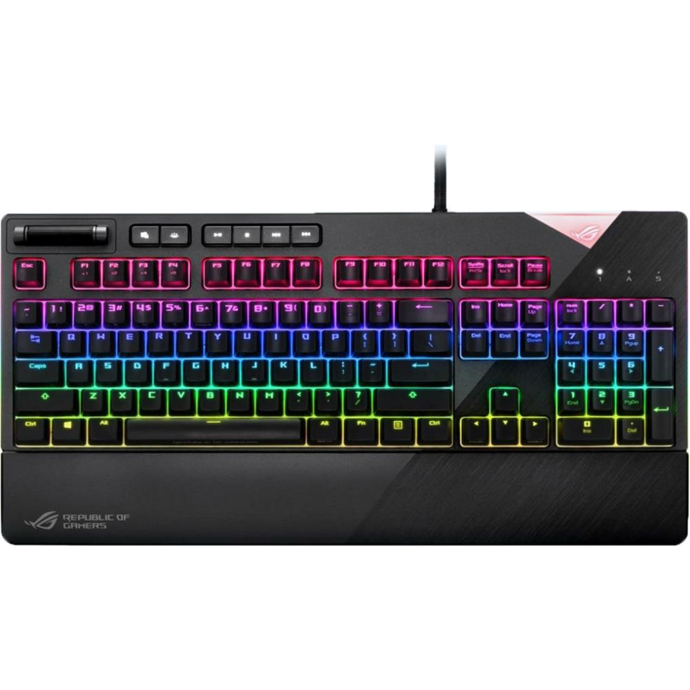 Клавиатура ASUS ROG STRIX FLARE Cherry Red UKR (90MP00M0-B0UA00)