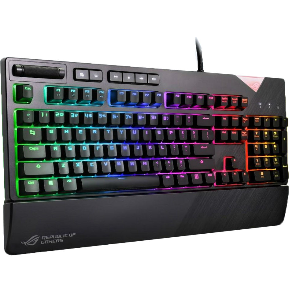 Клавиатура ASUS ROG STRIX FLARE Cherry Red UKR (90MP00M0-B0UA00) Конструкция механическая