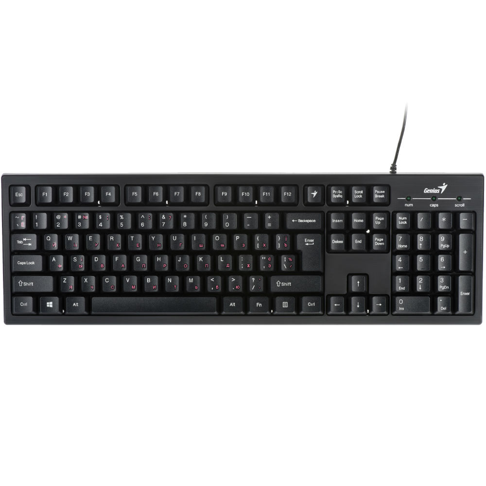 

Клавиатура GENIUS Smart KB-101 USB Black Ukr (31300006410), Smart KB-101 USB Black Ukr (31300006410)