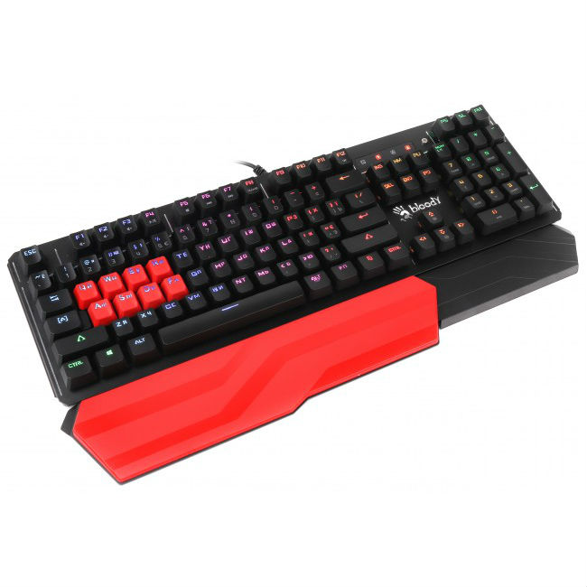 Клавиатура A4TECH B975 RGB Bloody (Black) Подключение проводное