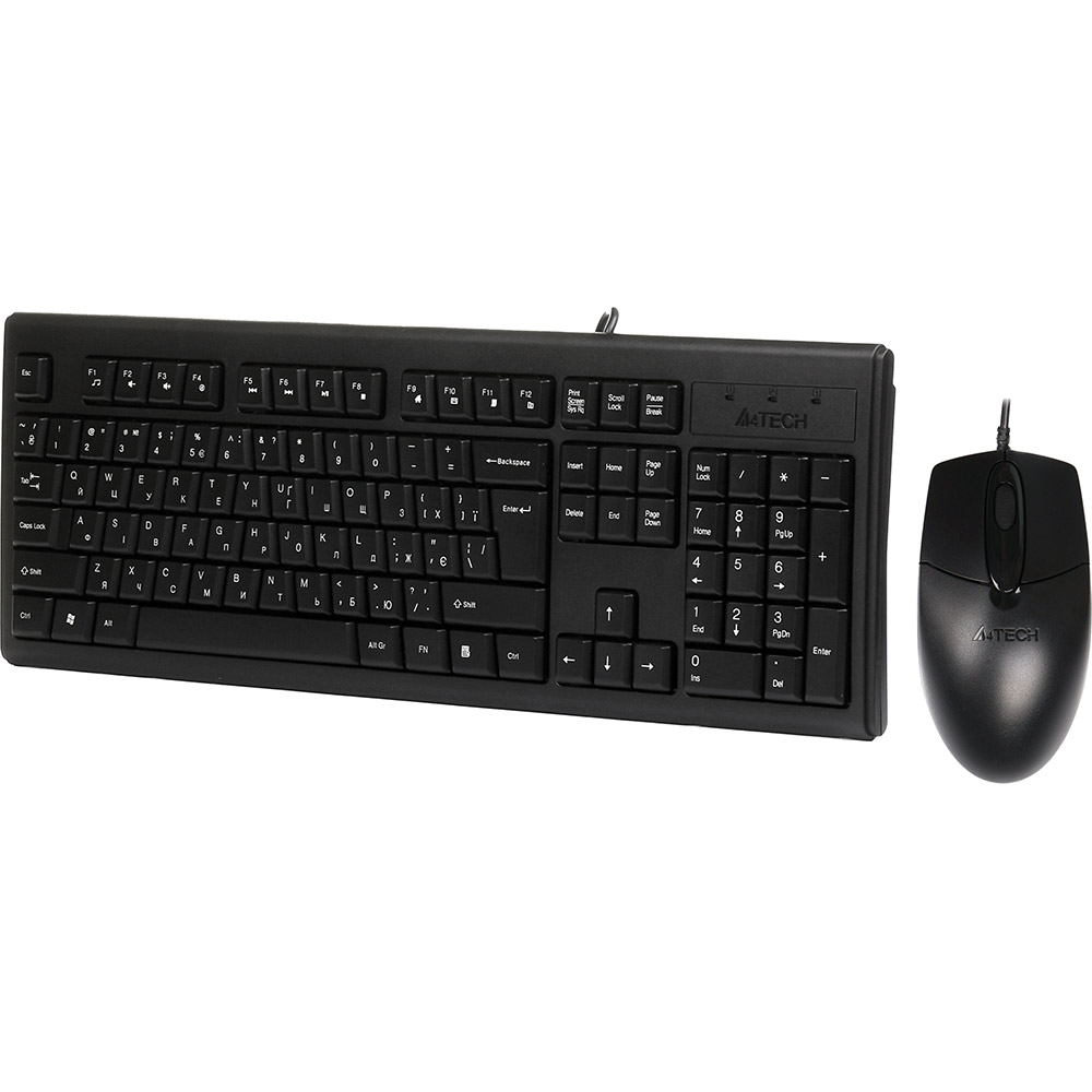 Комплект A4TECH KR-8372 (Black) Клас стандартна