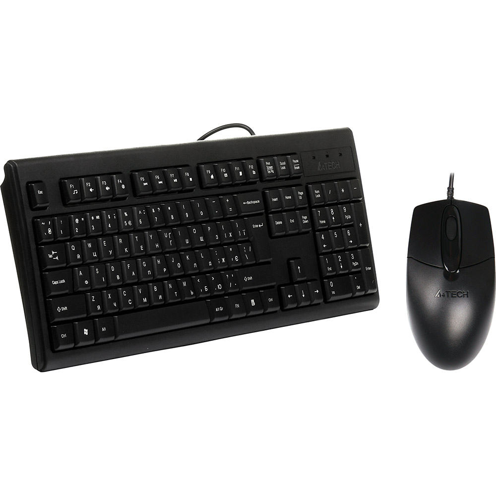 Комплект A4TECH KR-8372 (Black) Комплектація клавіатура+миша