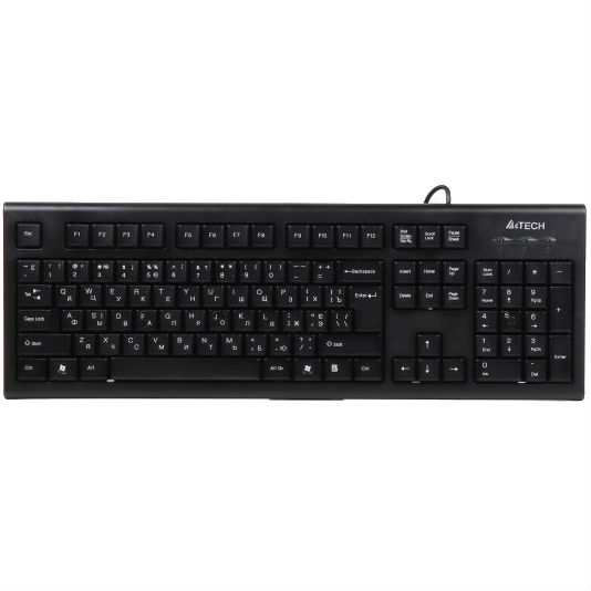 Комплект A4TECH KR-8372 (Black) Комплектація клавіатура+миша