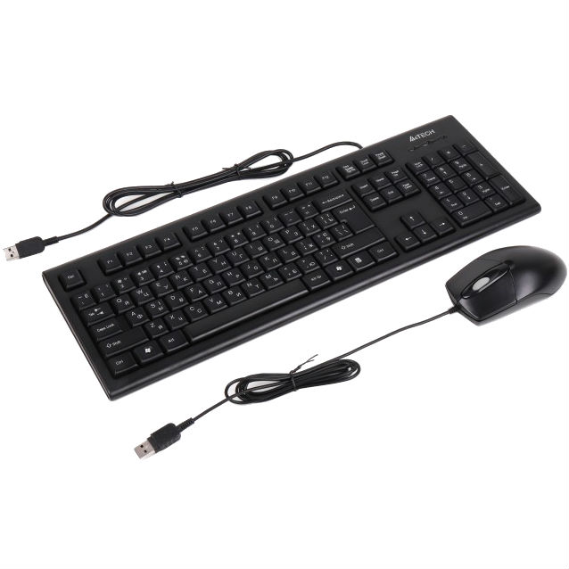 Комплект A4TECH KR-8372 (Black) Клас стандартна