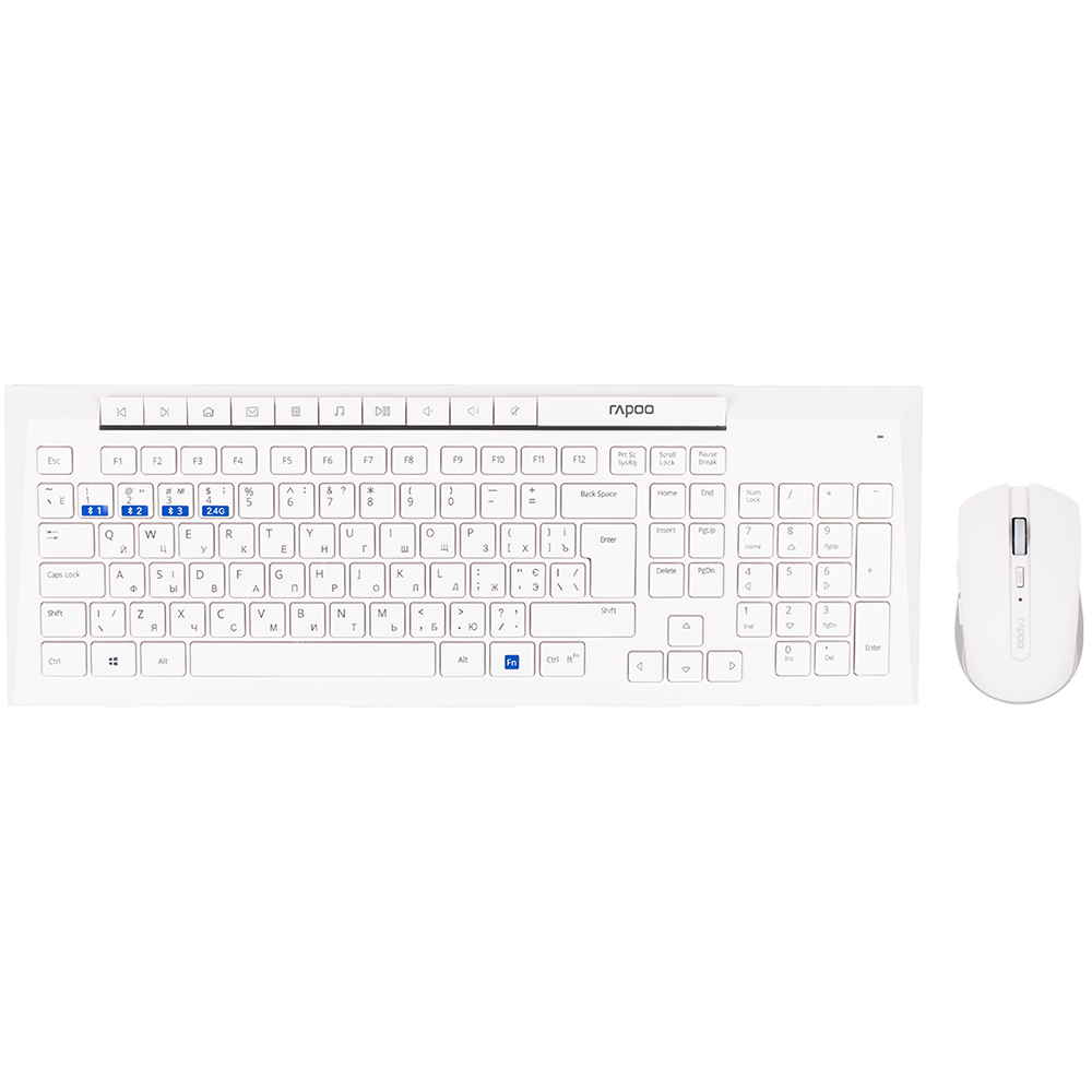 

Комплект RAPOO 8200M wireless white, 8200M wireless white