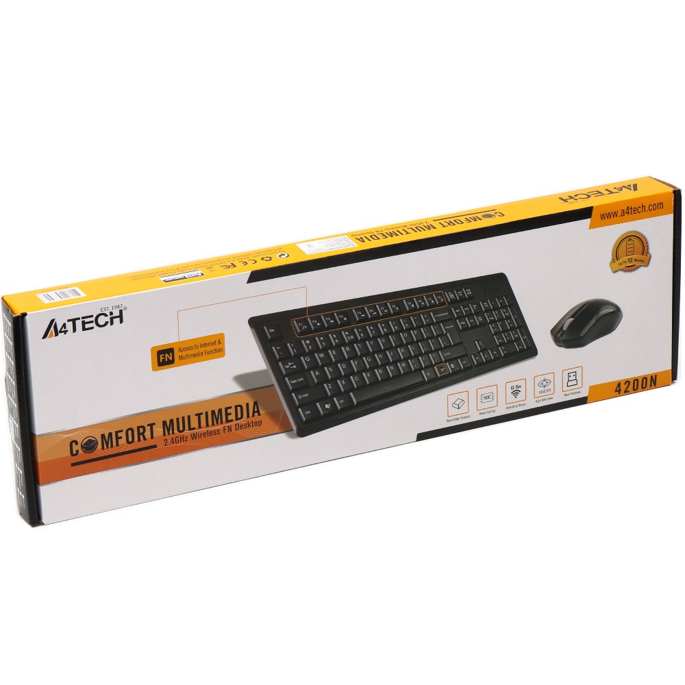 Зовнішній вигляд Комплект A4TECH 4200N (GR-92+G3-200N)