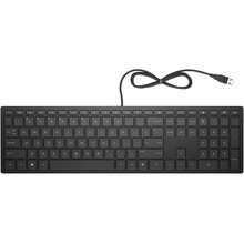 Клавиатура HP Pavilion Wired Keyboard 300, USB, Black (4CE96AA)