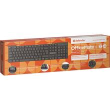 Клавіатура DEFENDER OfficeMate HB-260 RU Black (45260)