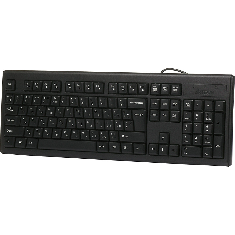 Клавіатура A4TECH KRS-83 USB Black Комплектація клавіатура