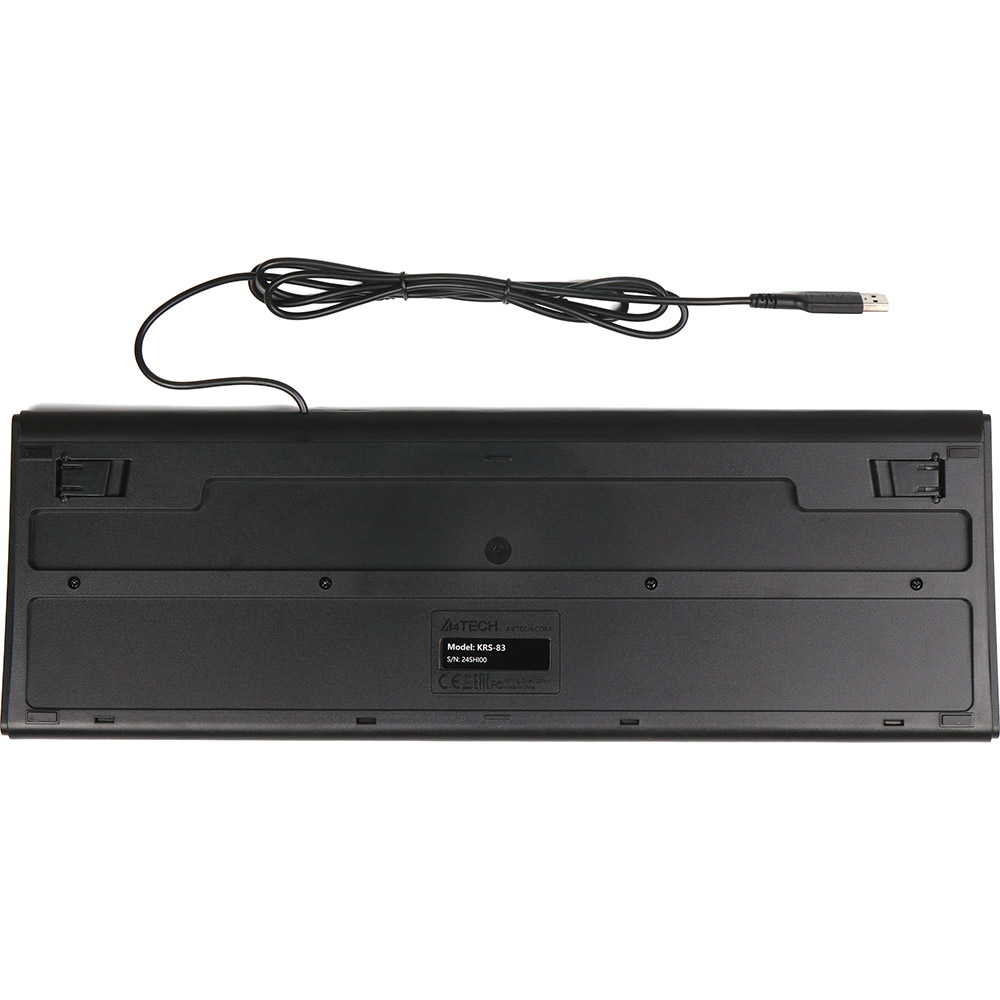 Зовнішній вигляд Клавіатура A4TECH KRS-83 USB Black