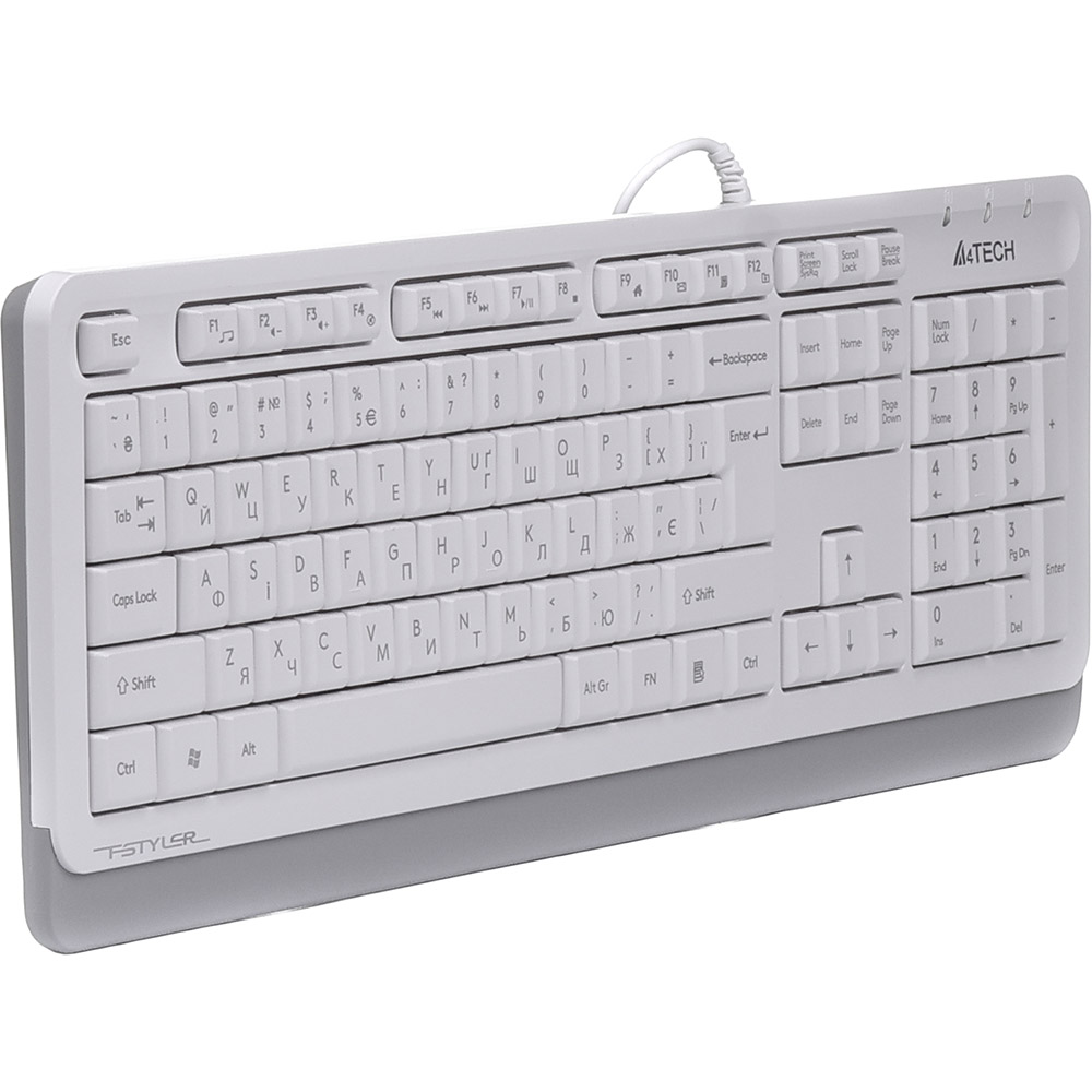 Клавиатура A4TECH FK10 White Клавиатура A4TECH FK10 White Комплектация клавиатура