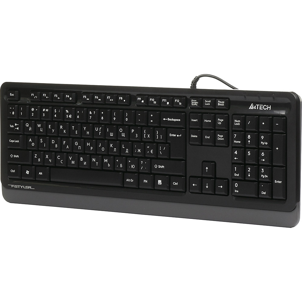 Клавіатура A4TECH FK10 Grey Клавіатура A4TECH FK10 Grey Комплектація клавіатура