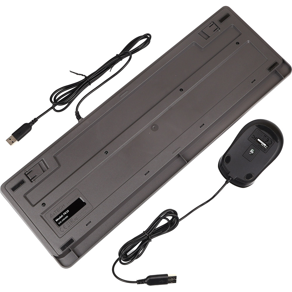 Комплект A4TECH F1010 Grey Комплект A4TECH F1010 Grey Подключение проводное