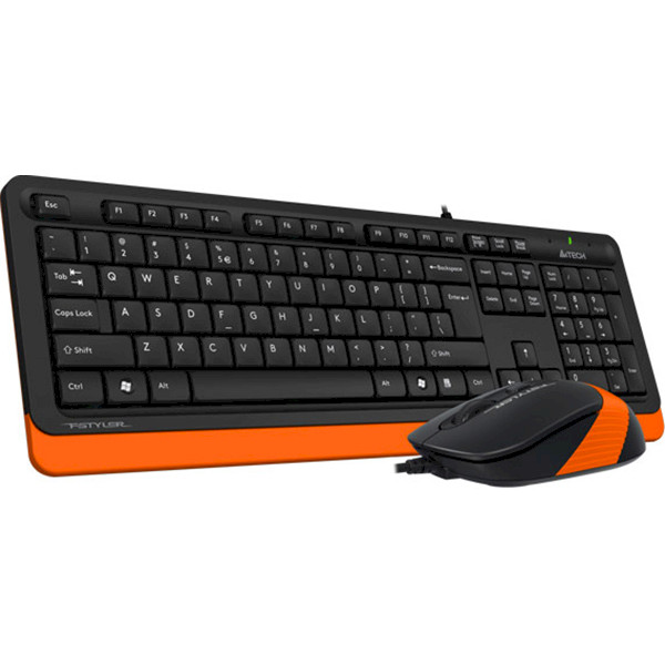 Комплект A4TECH F1010 Orange Комплектация клавиатура+мышь