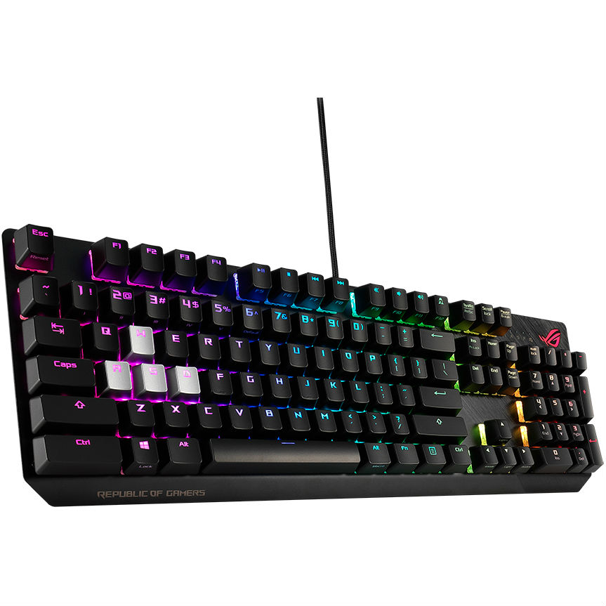 Клавіатура ASUS ROG Strix Scope Cherry MX Red RGB USB (90MP0180-B0RA00) Комплектація клавіатура