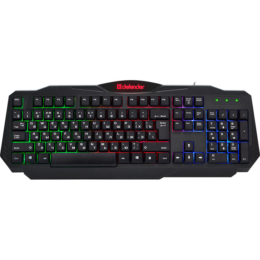 

Клавиатура DEFENDER Ultra HB-330L RU Black (45330), (45330)Ultra HB-330L RU