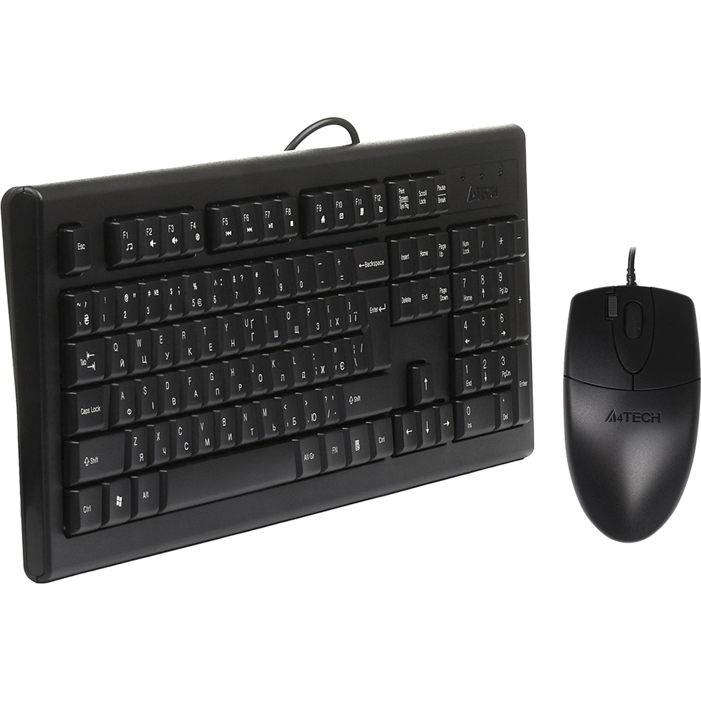 Клавіатура A4TECH KRS-8520D Black Підключення дротове