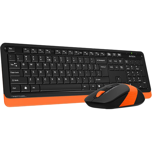 Комплект A4TECH FG1010 Orange Комплектация клавиатура+мышь