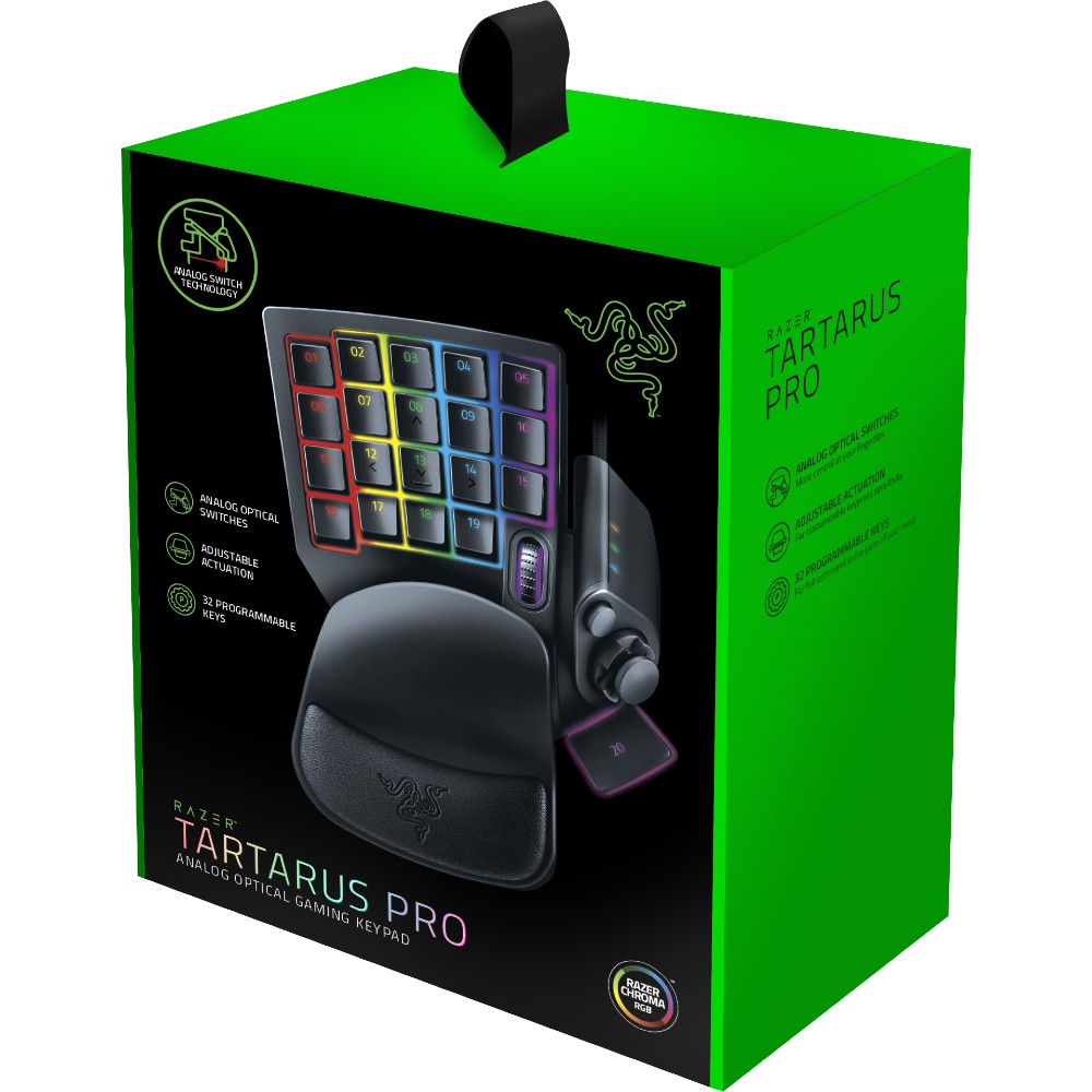 Клавіатура RAZER Tartarus Pro (RZ07-03110100-R3M1) Підключення дротове