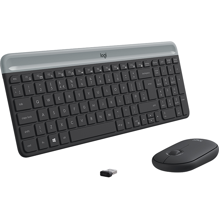 Комплект LOGITECH MK470 Slim Wireless Keyboard + Mouse (920-009206) Комплектация клавиатура+мышь