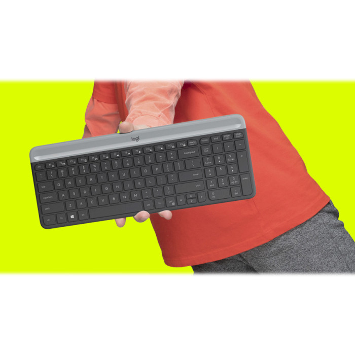 Внешний вид Комплект LOGITECH MK470 Slim Wireless Keyboard + Mouse (920-009206)