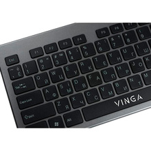 Клавиатура VINGA KB735 black-grey