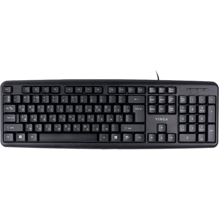 Клавіатура VINGA KB110BK Black (U0247667)