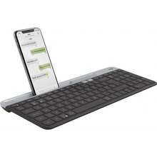 Клавиатура LOGITECH K580 Slim Multi-Device Wireless Graphite (L920-009275)