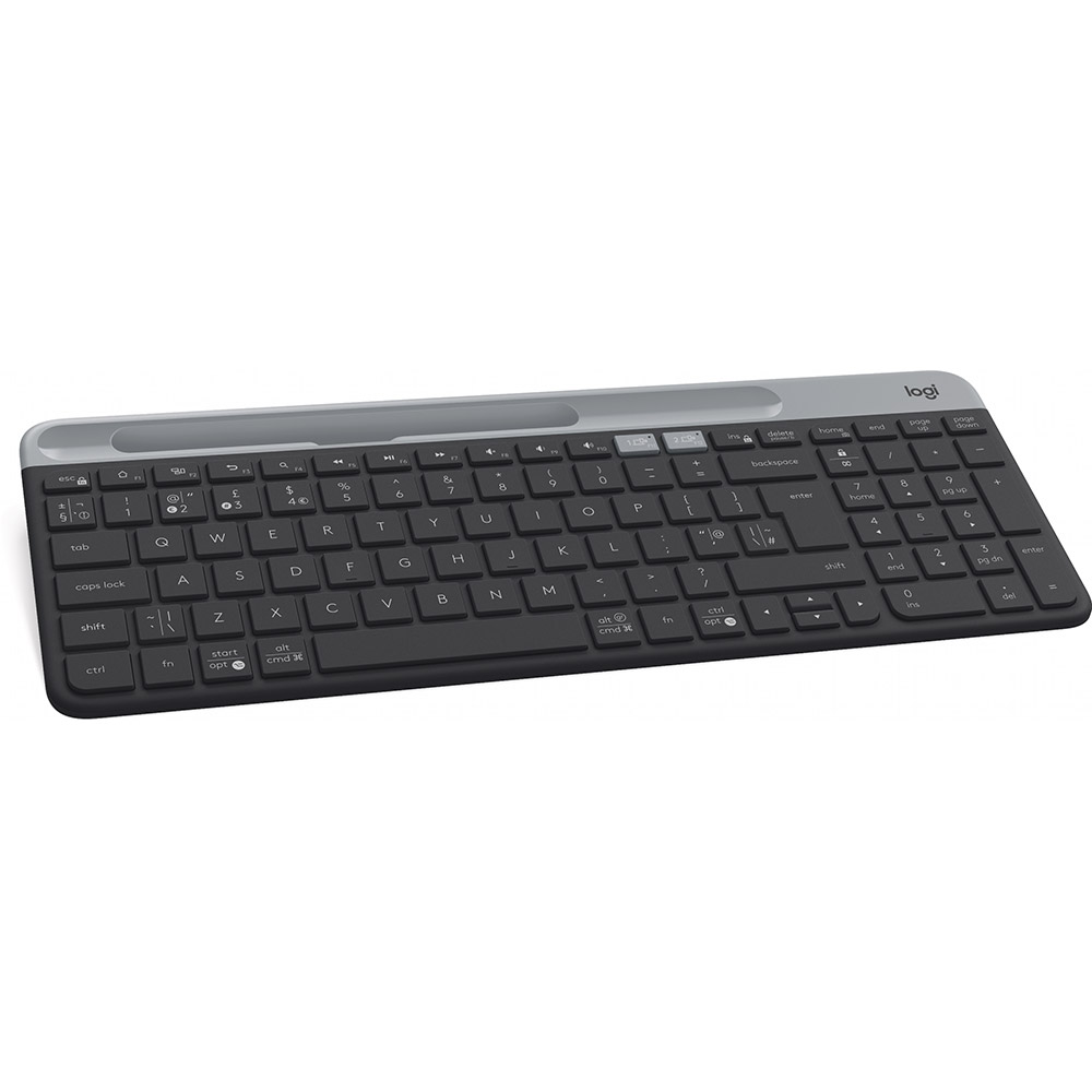 Клавиатура LOGITECH K580 Slim Multi-Device Wireless Graphite (L920-009275) Конструкция мембранная