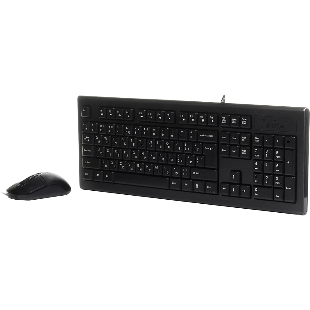 Комплект A4TECH KR-8572 Black Подключение проводное