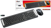 Клавіатура TRUST Wireless Laser Deskset DS-4400D RU