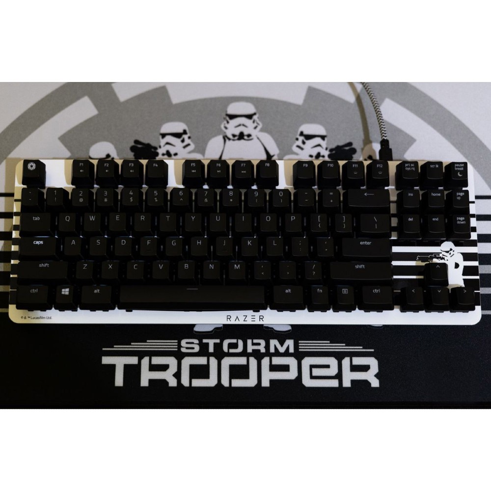 Клавиатура RAZER BlackWidow Lite Silent Stormtrooper Star Wars Edition Orange Switch (RZ03-02640800-R3M1) Подключение проводное