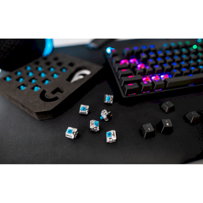 Клавиатура LOGITECH G PRO Mechanical Gaming BLACK RUS USB (920-009393) Подключение проводное