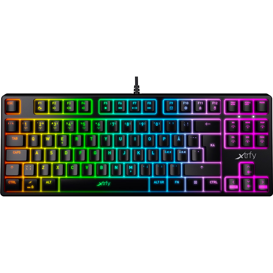 Клавіатура XTRFY K4 TKL RGB Kailh Red RU (XG-K4-RGB-TKL-R-RUS)