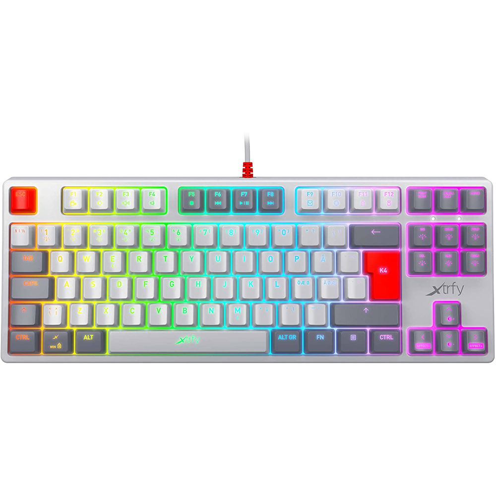 

Клавиатура XTRFY K4 TKL RGB Kailh Red Ukr-Ru Retro (XG-K4-RGB-TKL-RETRO-RUKR), K4 TKL RGB Kailh Red Ukr-Ru, Retro