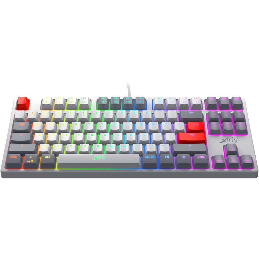 Клавиатура xtrfy k4 tkl rgb retro обзор