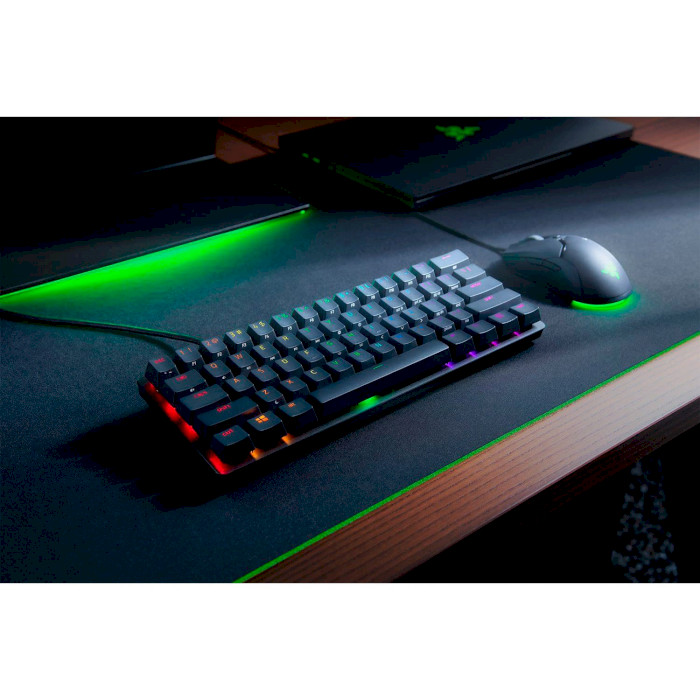 Клавіатура RAZER Huntsman mini ENG red switch (RZ03-03390200-R3M1) Підключення дротове